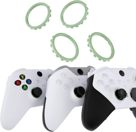Controller Accessoires - Aanpasringen - Controller Personaliseren - Eenvoudige Installatie - 2 Paar - Matcha Groen