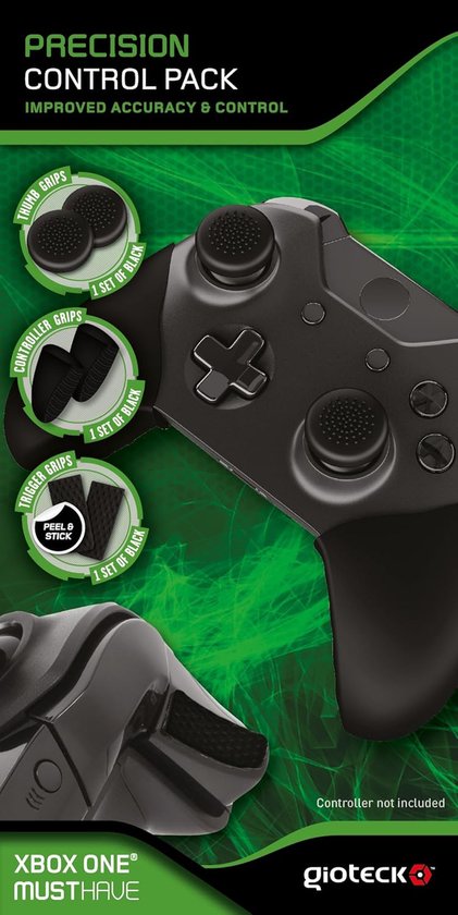 Controller Accessoires - Grips Kit - Verbeterde Controle - Antislip Ontwerp - 9 x 18 x 3 cm - Zwart
