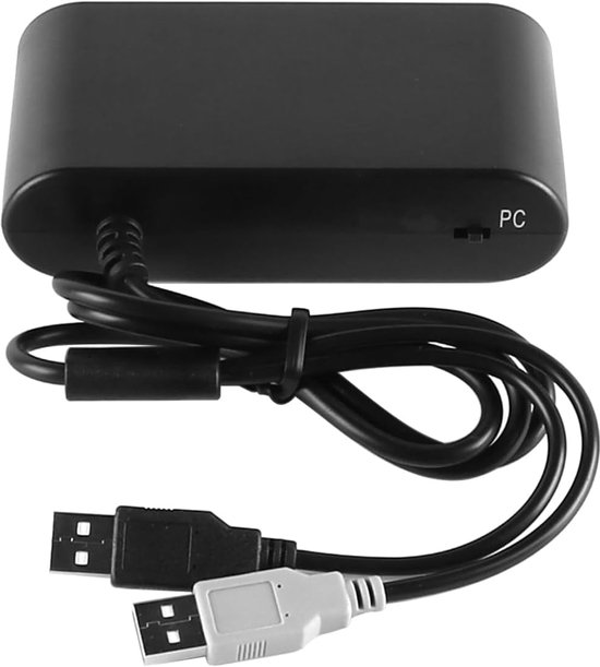 Controller Adapter - Gamepad Converter - Gaming Sessies - Vier Poorten - 120X58X32MM - Zwart van Merkloos