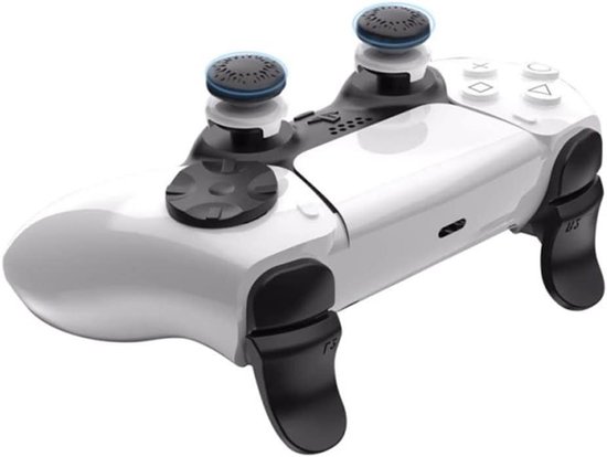 Controller Extenders Set - Thumbstick Covers - Verbeterde Gaming Controle - Meer Bewegingsbereik - 5 Delig - Zwart
