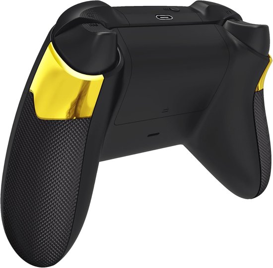 Controller Grip Covers - Handvat Shells - Spelervaring Verbeteren - 3D Diamanttextuur - 10 g - Chroom Goud