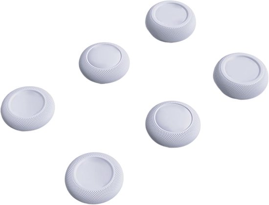 Controller Handgrepen - Joystick Doppen - Verbeterde Controle - Vuilafstotend Ontwerp - 6 Stuks - Grijs