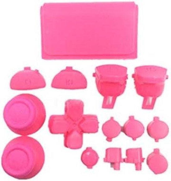Controller Knoppen Set - Vervangende Onderdelen - Spelervaring Verbeteren - Specifiek Model - 1 Set - Roze