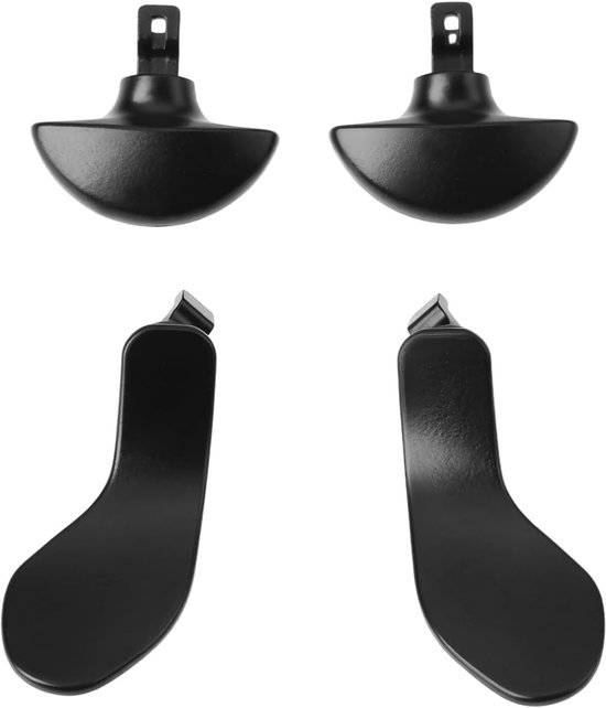 Controller Paddles - Extra Knoppen - Verbeterde Gamecontrole - Duurzame Metalen Constructie - 8 x 6 x 1 cm - Zwart