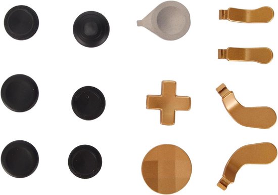 Controller Paddles - Vervangende Knoppen - Gaming Verbetering - Magnetische Verstelbaarheid - 12 Functies - Goud