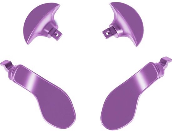 Controller Peddels - Achterknoppen Vervanging - Gaming Prestaties - Duurzaam Metaal - 4x1x0.5 cm - Roze