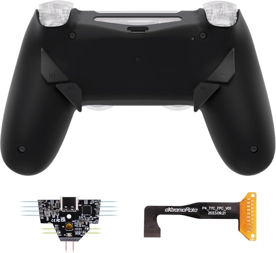 Controller Remap Kit - Achterkant Knoppen - Verbeterde Gameplay - Type-C Poort - 15 x 9 x 1.5 cm - Zwart van Merkloos