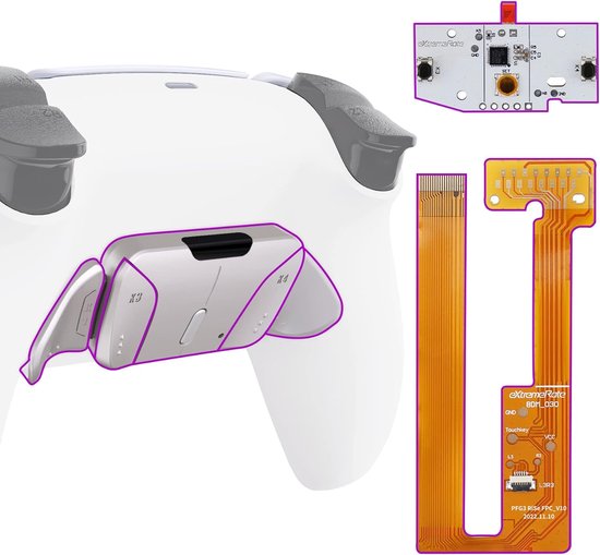 Controller Remap Kit - Extra Knoppen - Professioneel Gamen - Metalen Achterknoppen - Zwart van Merkloos