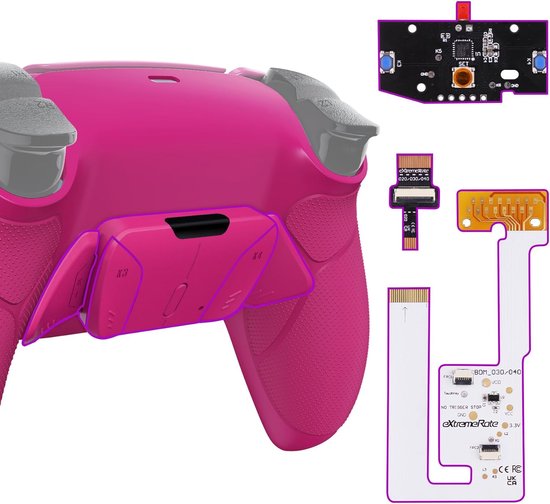 Controller Remap Kit - Gaming Upgrade - Competitief Spelen - Programmeerbare Knoppen - 15 x 9 x 15 cm - Roze van Merkloos