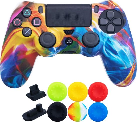 Controller Skin - Beschermhoes Grips - Gaming - Water Transfer Print - 1 Stuk - Regenboog