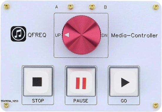 Controller Snelheid - Regelaar Apparaat - Meerdere Computers - Compact Ontwerp - 2.5cm Pakket - Zwart Wit
