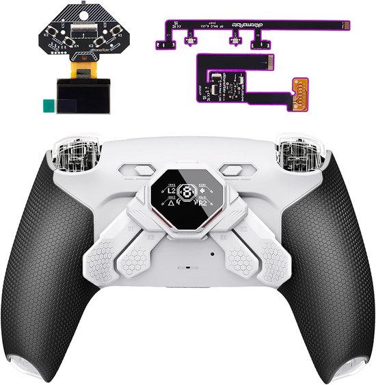 Controller Upgrade Kit - Remap Kit Paddles - Gaming Prestaties Verbeteren - OLED Display Trigger Stop van Merkloos