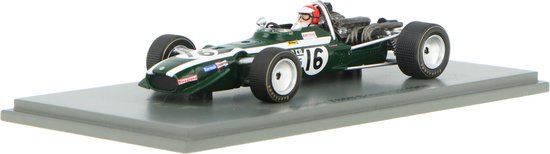 Cooper T86B Spark Modelauto 1:43 1968 Robin Widdows Cooper Car Company S6987 British GP van Spark