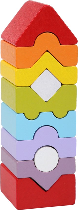 Cubika houten stapeltoren middel van Cubika