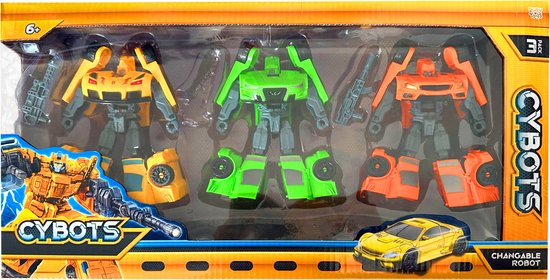 CYBOTS - Tripple warrior pack van Silverlit