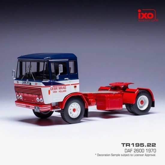 DAF 2600 1970 - IXO Models - Schaalmodel 1:43 van Merkloos