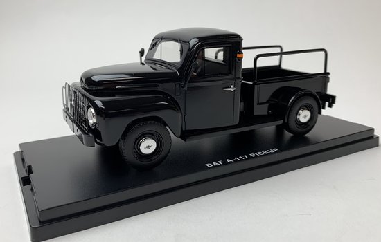 Daf A-117 Pickup zwart oplage 50 pcs - VDM Scale Models 1/34 van Merkloos