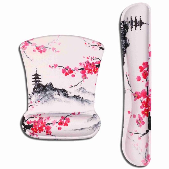 Dailygoods - Ergonomische Mouse Pad met Gel en Wrist Rest - Comfortabel voor Kantoor en Gaming