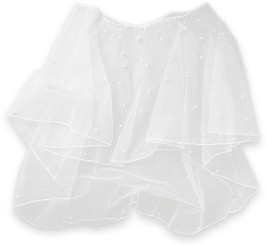 Dailygoods- Sjaal Tule - 540 mm Lang - Bruidsaccessoire - Decoratie - Polyester - Zacht en Duurzaam