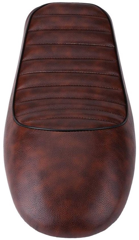 Dailygoods - Vintage Café Racer - Motorfietsstoel - PU-leer - Bruin