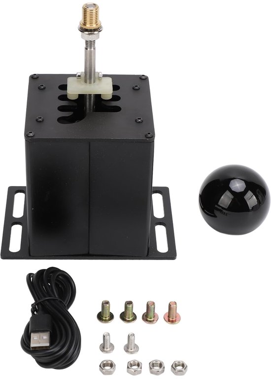 Dailygoody - OmGoods - Dailygoody - 6 R PC USB Simulator Shifter - Realistische Gaming Shifter - Zwart - Schakelen als een Pro - Compatibel met G29 G27 G25 G920 T300RS GT