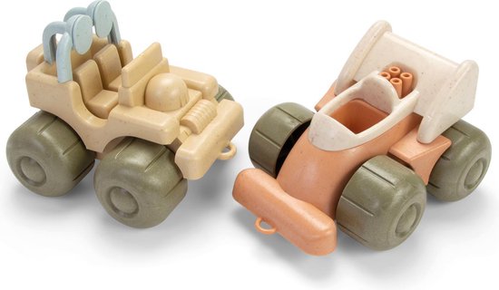 Dantoy - BIO Vehicles set - Voertuigen set - 2 stuks van Dantoy