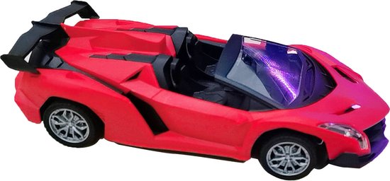 Darenci DARE Raceauto - Remote Control - Cabrio - Speelgoed Auto - Afstandsbediening - Elektrisch bestuurbaar - Rood/Zwart van Darenci