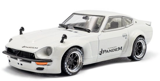 Datsun 240Z Rocket Bunny '73, wit Solido schaal 1:43 van Solido