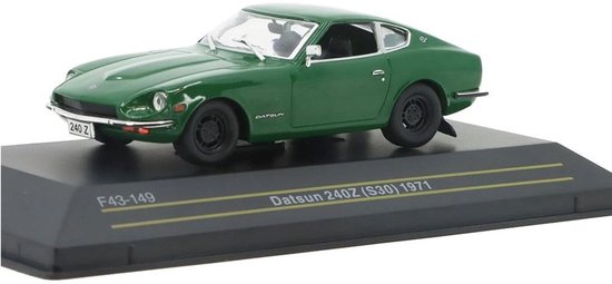 Datsun 240Z (S30) 1971 Groen - Model 1/43 - First:43 van Merkloos