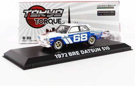 Datsun 510 #68 1972 - 1:43 - Greenlight van Datsun