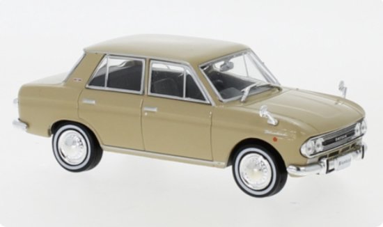 Datsun Bluebird 1966 Beige - Model 1/43 - First:43 van Datsun