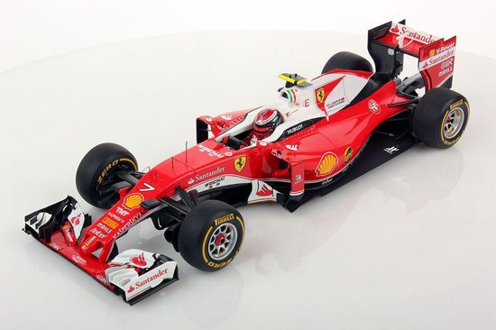 De 1:18 Diecast modelauto van de Ferrari SF16-H #7 van de GP van Maleisië in 2016.De coureur is Kimi Raikkonen.De fabrikant van dit schaalmodel is Looksmart. van Looksmart