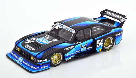De 1:18 Diecast Modelauto van het Ford Capri Turbo Team D&W #54 van de DRM Zolder van 1980. De rijder was H. Soldeck De fabrikant van het schaalmodel is MCG. Dit model is alleen online beschikbaar van MCG