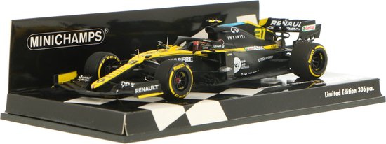 De 1:43 Diecast modelauto van de Renault DP World F1 Team R.S.20 #31of de GP van Oostenrijk 2020.De coureur is Ebastian Ocon.Dit model is beperkt door 306 stuks. De fabrikant van het schaalmodel is Minichamps.Dit model is alleen online beschikbaar. van Minichamps