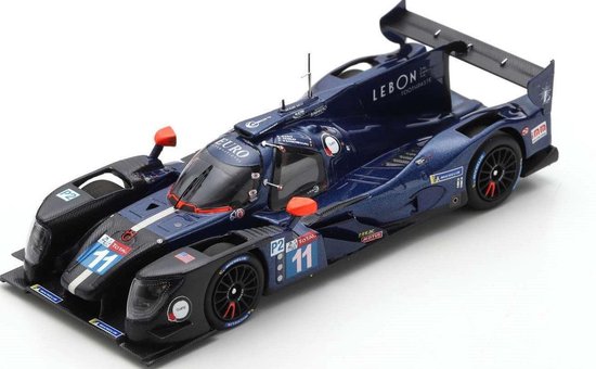De 1:43 Diecast Modelcar van de Ligier JSP217 4.2L V8 Gibson Team Eurointernational #11 van de 24H LeMans van 2020. De coureurs waren C. D'Ansembourg / E. Maris en A. Tambay. De fabrikant van het schaalmodel is Spark. Dit model van Spark