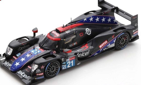De 1:43 Diecast Modelcar van de Oreca 07 Gibson Team Dragonspeed USA #21 van de 24H LeMans van 2020. De coureurs waren T. Buret / J.P. Montoya en M. Rojas. De fabrikant van het schaalmodel is Spark. Dit model is alleen online ve van Spark