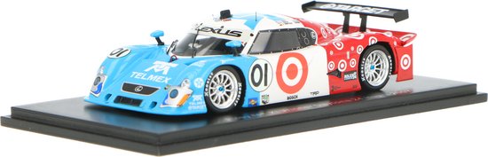 De 1:43 Diecast Modelscar van de Riley MK XI # 01 Winnaar van de 24H Daytona van 2007.De rijders waren S. Pruett / S. Duran en J.P. Montoya.De fabrikant van dit schaalmodel is Spark.This model is alleen online beschikbaar van Spark