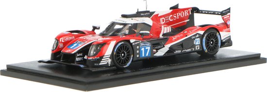 De 1:43 gegoten modelauto van de Ligier JS P217 Gibson IDEC Sport Racing #17 van de 24H LeMans 2017. De rijders waren P. Lafargue / P. Lafargue en D. Zollinger. De fabrikant van het schaalmodel is Spark. van Spark