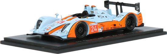 De 1:43 gegoten modelauto van de OAK Pescarolo-Judd LMP1 OAK Racing #24 van de 24H of Lemans 2011. De rijders waren Richard Hein/Jacques Nicolet en Jean-Francois Yvon. De fabrikant van het schaalmodel is Spark. van Spark