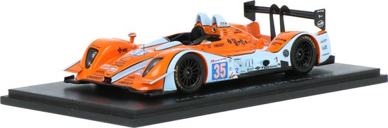 De 1:43 gegoten modelauto van de OAK Pescarolo-Judd LMP2 OAK Racing #35 van de 24H of Lemans 2011. De rijders waren Frederic Da Rocha/Patrice Lafargue en Andrea Barlesi. De fabrikant van het schaalmodel is Spark. van Spark