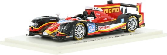De 1:43 gegoten modelauto van de Oreca 03R-Judd Race Performance #34 van de 24H LeMans 2014. De chauffeurs waren Michel Frey/Franck Mailleux en Jon Lancaster. De fabrikant van het schaalmodel is Spark. van Spark