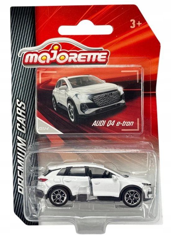 De Audi Q4 E-Tron met het model Model 1:64 van Audi