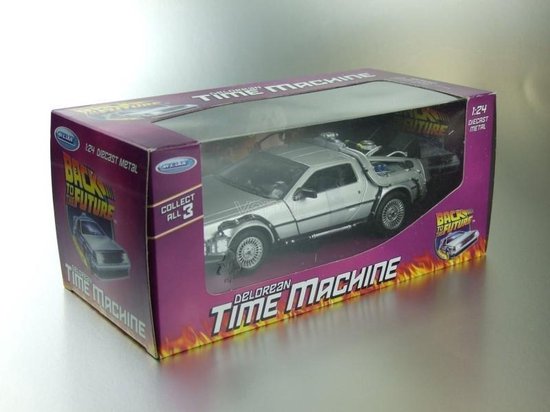 De Lorean Back to the Future Teil 1 1:24 van Jada Toys