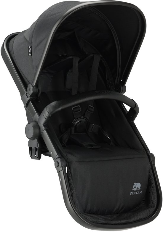 Deryan Tweede Stoeltje Evy Kinderwagen - Zwart van Deryan