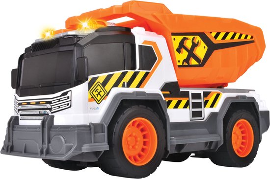 Dickie Toys - Kiepwagen - Vrachtwagen - Licht en geluid - Vanaf 3 jaar van Dickie Toys