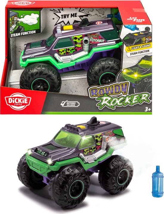 Dickie Toys - Modelauto Rowdy Rocker - licht en geluid - 22cm van Dickie Toys