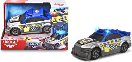 Dickie Toys Politiewagen - 15cm - Licht en Geluid- Speelgoedvoertuig van Dickie Toys