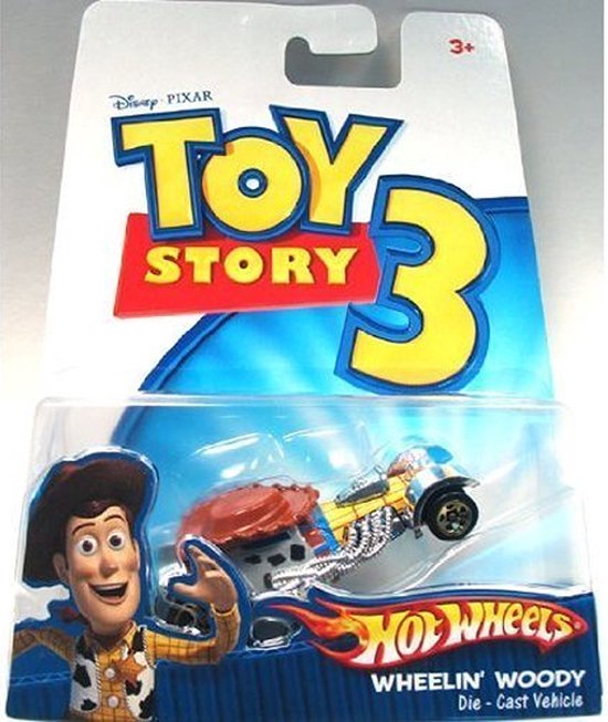 Die Cast Vehicle Wheelin Woody Toy Story 3 van Mattel