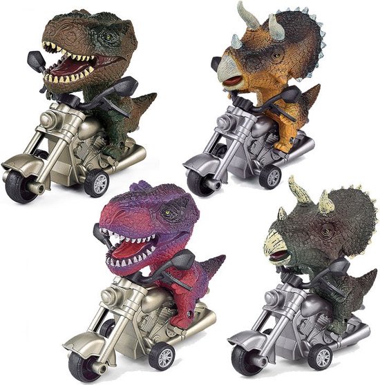 Dino Racers Moto - Speelgoed Motor - Dinosaurus Speelgoed - Jurassic World - Speelgoed Auto van Merkloos