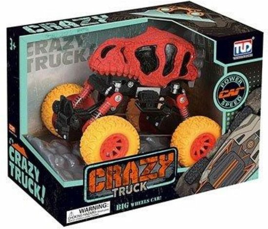 Dino Truck Crazy assorti - DINOSAURUS Monster trucks in Luxe Giftbox van Dino Monster Truck